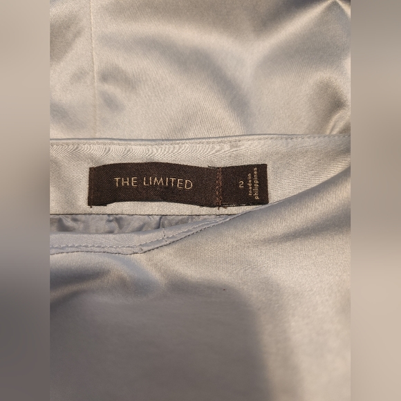 The Limited Silver/Grey Off The Shoulder Pleated Waist Evening Dress - Picture 2 of 13